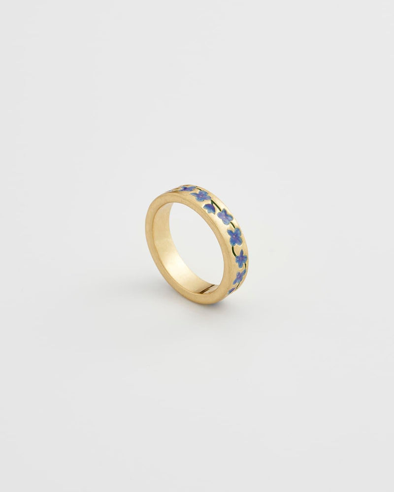 Blue Forget Me Not Ring