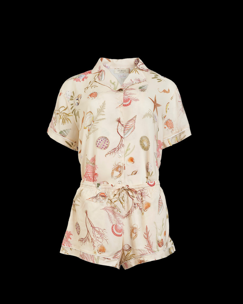 Whispering Sands Lotus Pink - Short Pyjamas