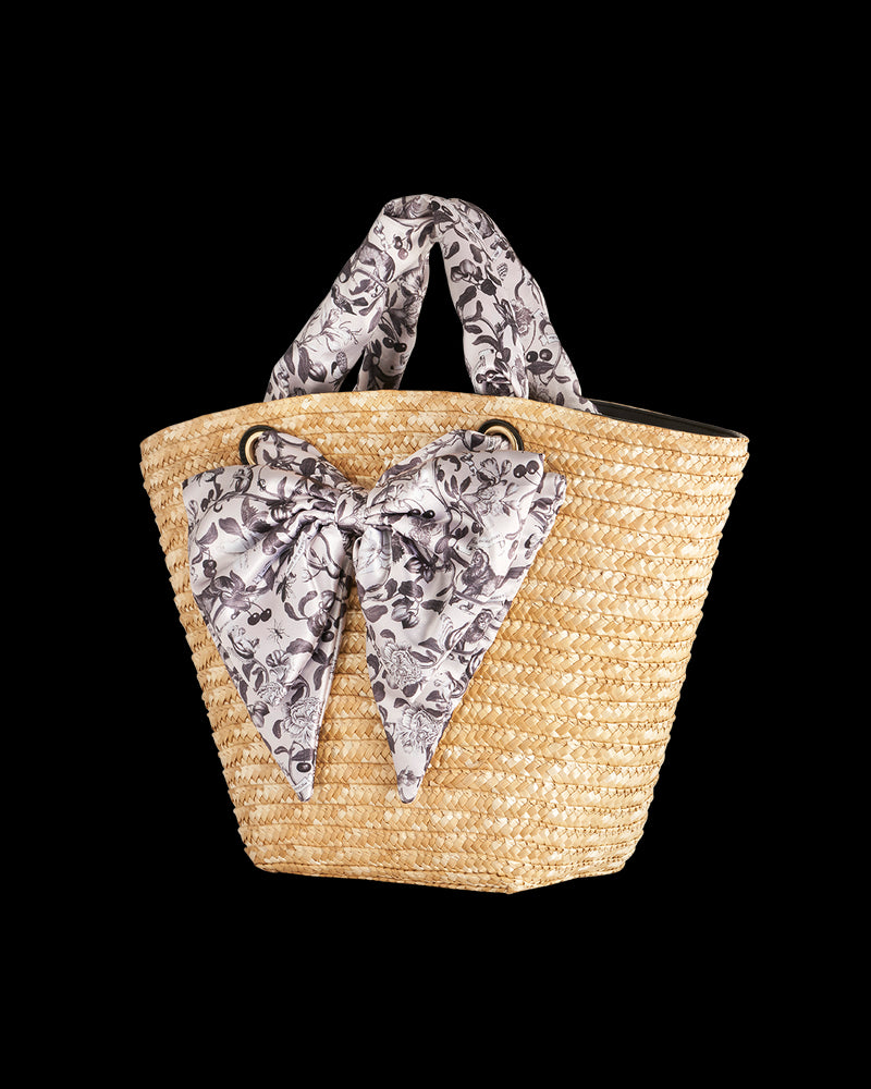 Tree Of Life Basket Bag - Raffia