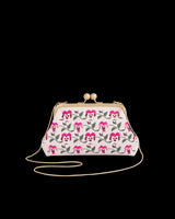 Pansy Victoriana Pink Clutch