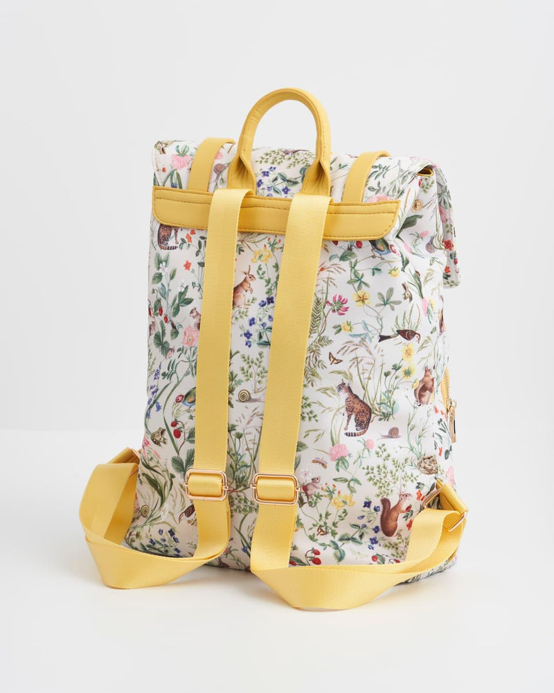 Meadow Creatures Ivory Medium Backpack