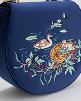Rebecca Saddle Bag Embroidered Cygnet