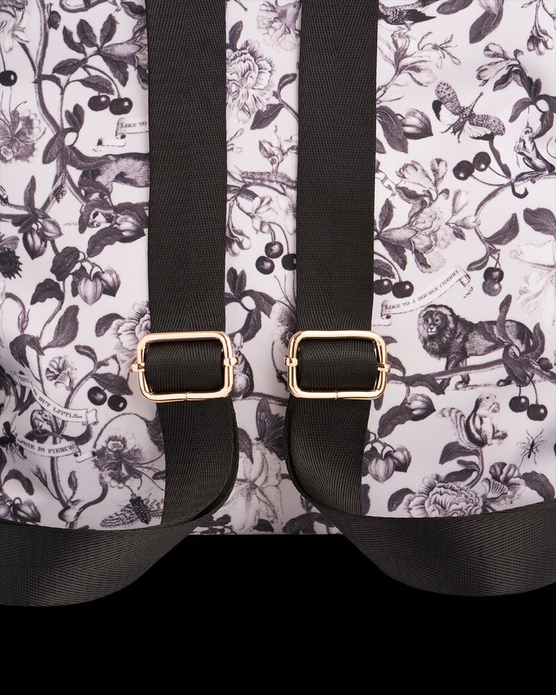 Tree Of Life Backpack - Black/White