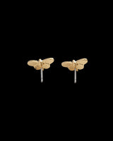 Deco Butterfly Blue Stud Earrings