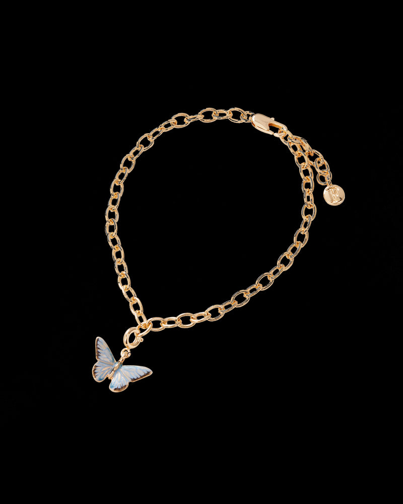 Enamel Blue Butterfly Charm