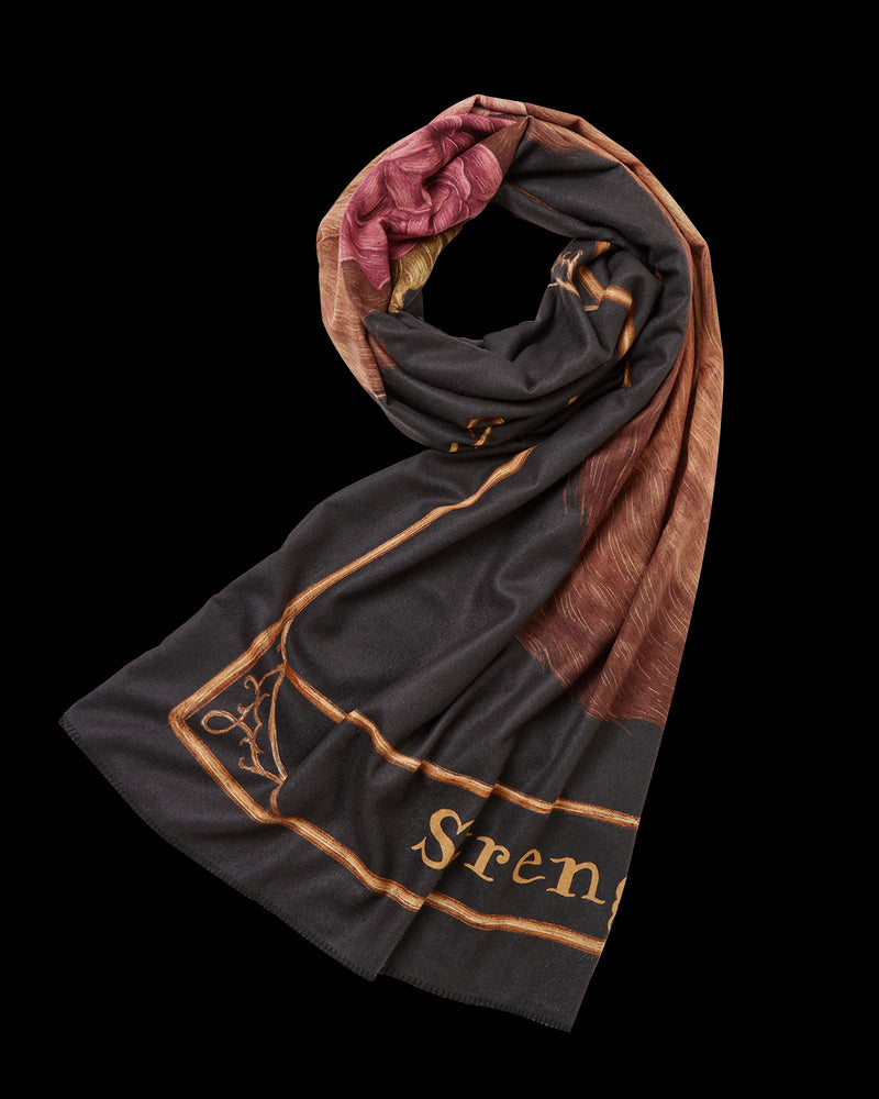 Jessica Roux Strength Tarot Tales Blanket Scarf