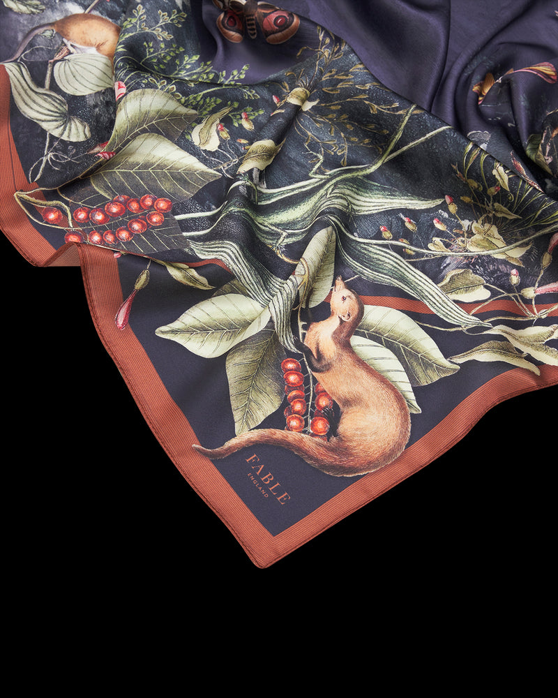 Wolf Garden Narrative Square Scarf