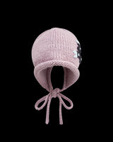 Forget-Me-Not Knitted Lilac Bonnet