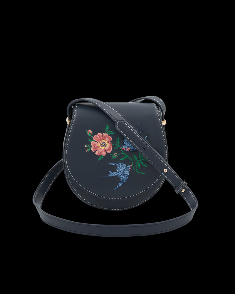 Swooping Swallows Saddle Bag