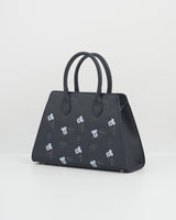 Ditsy Navy Medium Tote