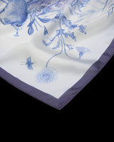 Bunny Blues Narrative Square Scarf
