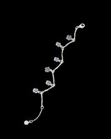 Forget Me Not Silver Bracelet