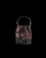 Deco Bloom Black Bucket Bag