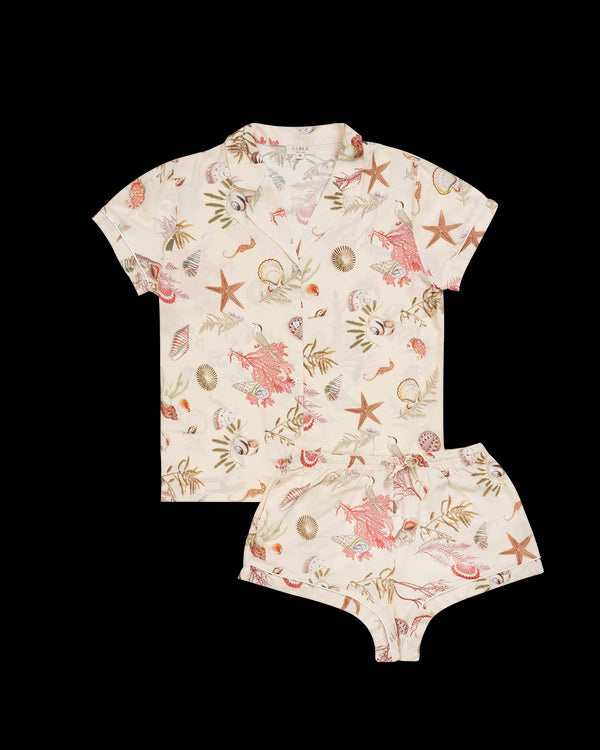 Whispering Sands Lotus Pink - Short Pyjamas