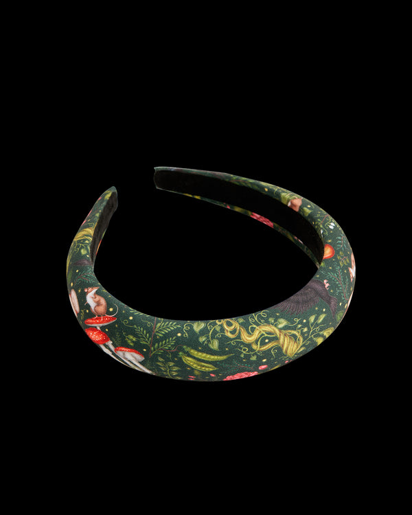 Catherine Rowe Into the Woods Green Headband