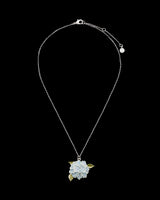 Hydrangea Silver Necklace