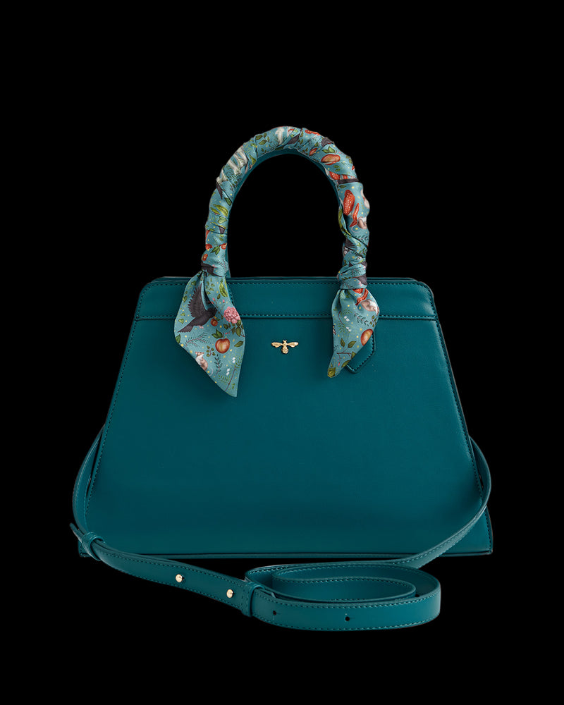 Catherine Rowe Into The Woods Tote - Teal