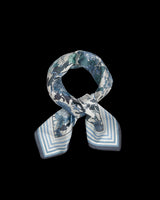 Deco Blooms Blue Square Scarf