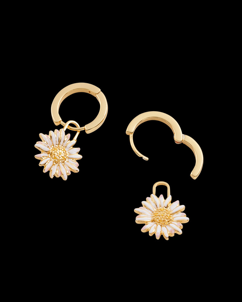 Daisy Huggie Earrings
