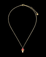 Enamel Mushroom Necklace