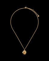 Fox & Acorn Oval Chain Locket Necklace