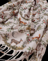 A Night's Tale Woodland Crystal Grey Heavy Weight Scarf