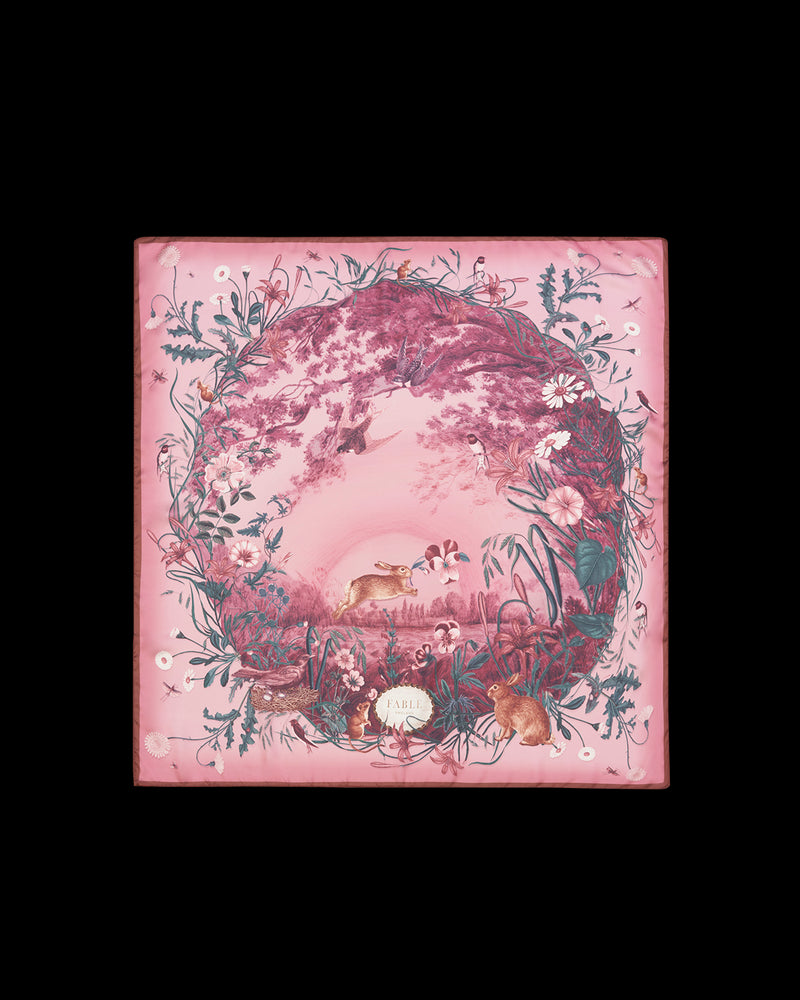 Bunny Narrative Square Scarf