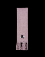 Forget-Me-Not Knitted Lilac Scarf