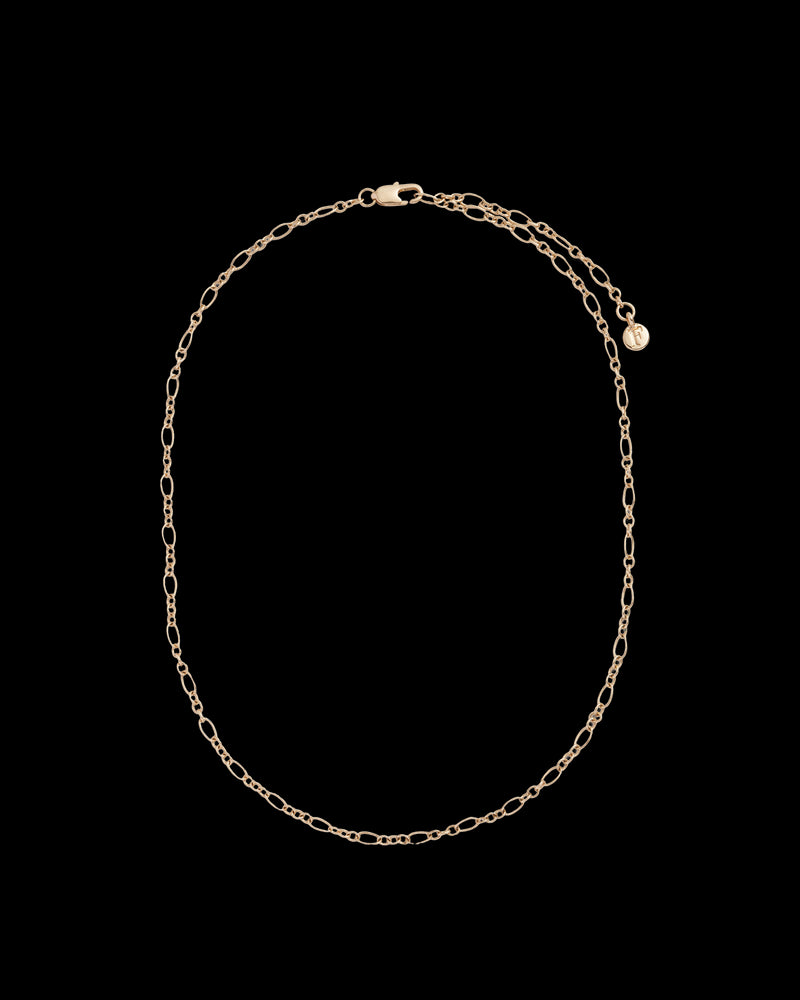 Oval Figaro Chain Necklace