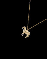 Zebra Pendant Necklace