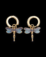Dragonfly Crystal Earrings