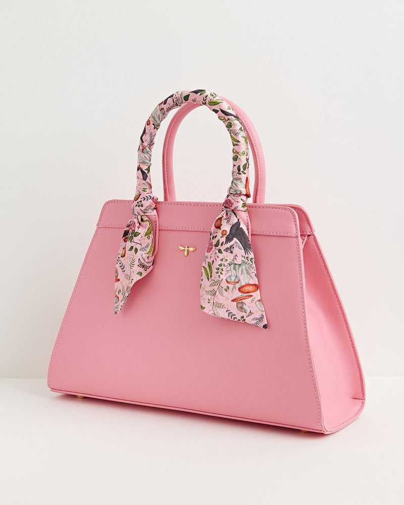 Catherine Rowe Into The Woods Pink Tote