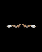 Hibiscus & Pearl Earrings