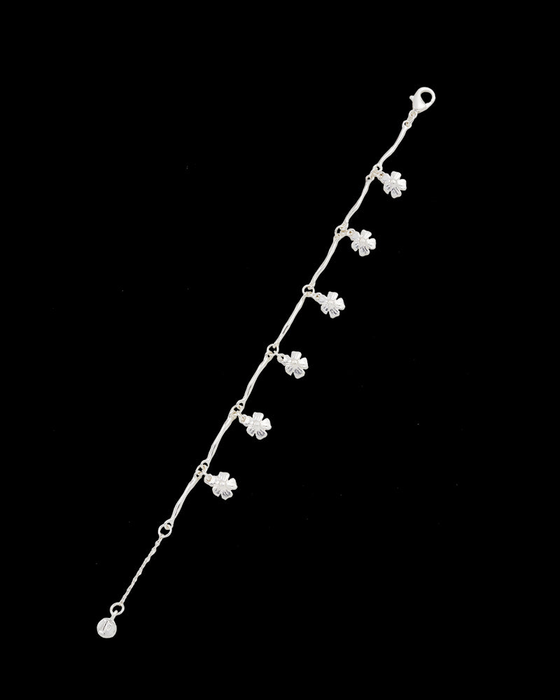 Forget Me Not Silver Bracelet
