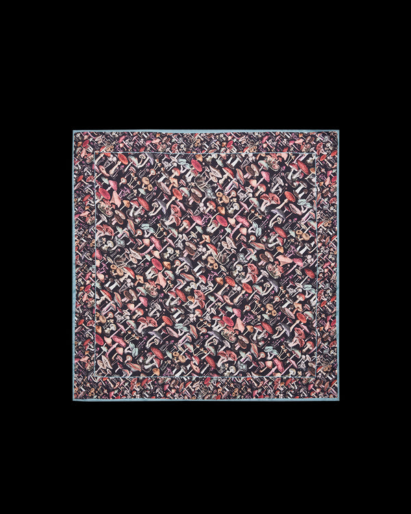Magical Mushroom Square Scarf