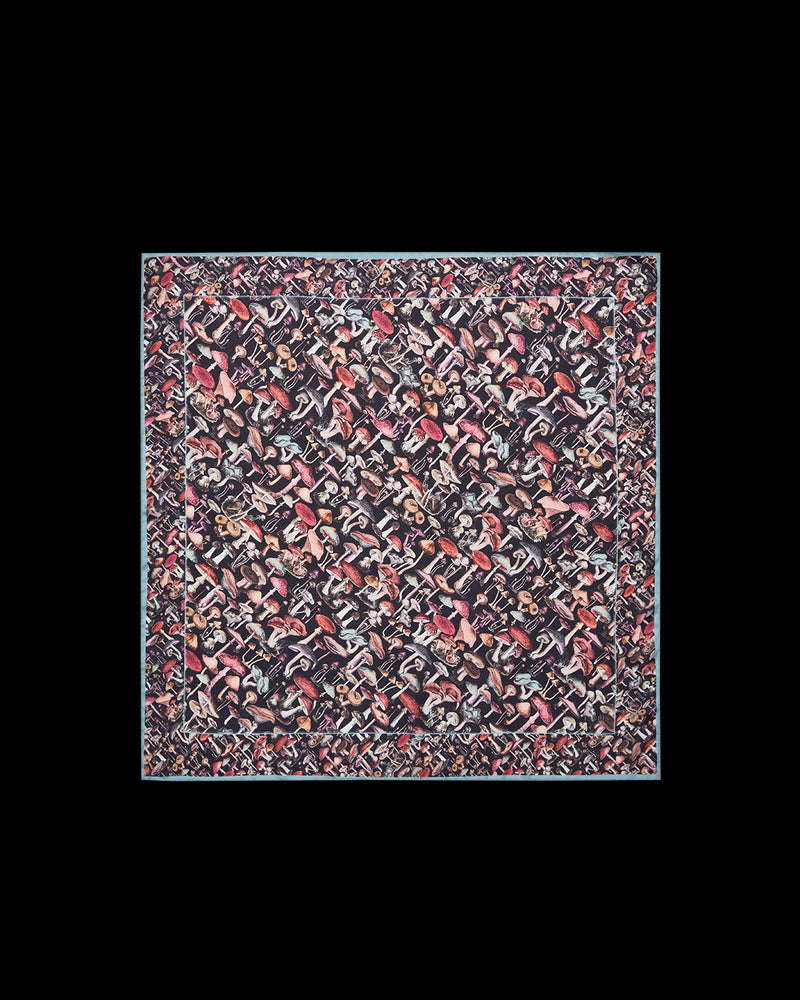 Magical Mushroom Square Scarf