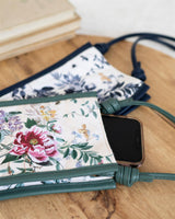 Rosie Phone Pouch Blooming Blue