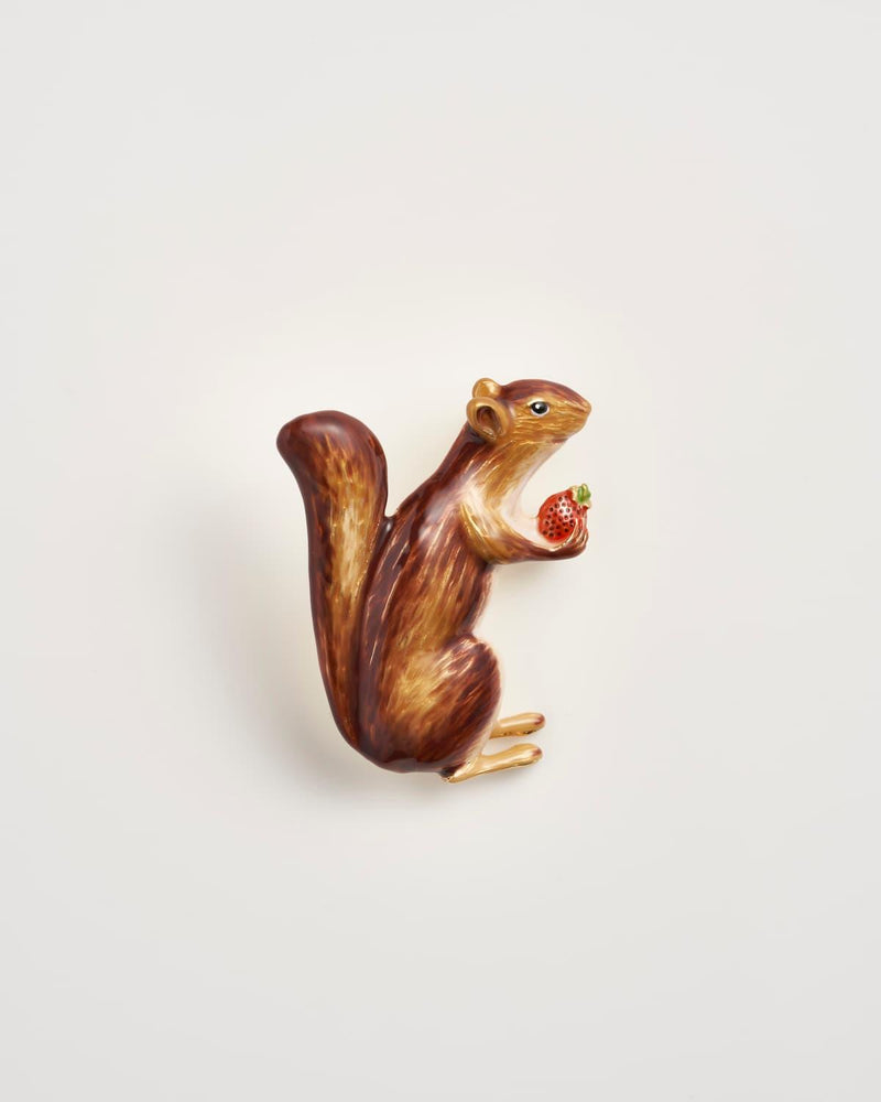 Cheeky Squirrel Brooch