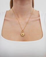 Capricorn Zodiac Spinner Necklace