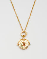 Capricorn Zodiac Spinner Necklace