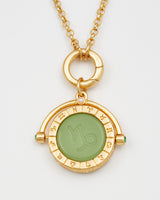 Capricorn Zodiac Spinner Necklace
