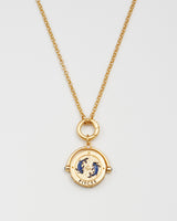 Pisces Zodiac Spinner Necklace