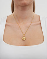 Aries Zodiac Spinner Necklace