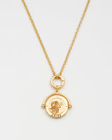 Aries Zodiac Spinner Necklace