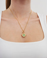 Taurus Zodiac Spinner Necklace