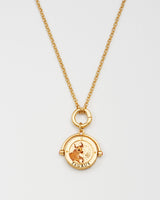 Taurus Zodiac Spinner Necklace