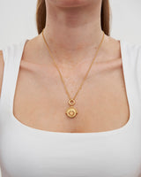 Gemini Zodiac Spinner Necklace