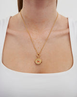 Cancer Zodiac Spinner Necklace