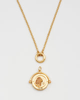 Leo Zodiac Spinner Necklace
