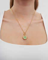 Virgo Zodiac Spinner Necklace